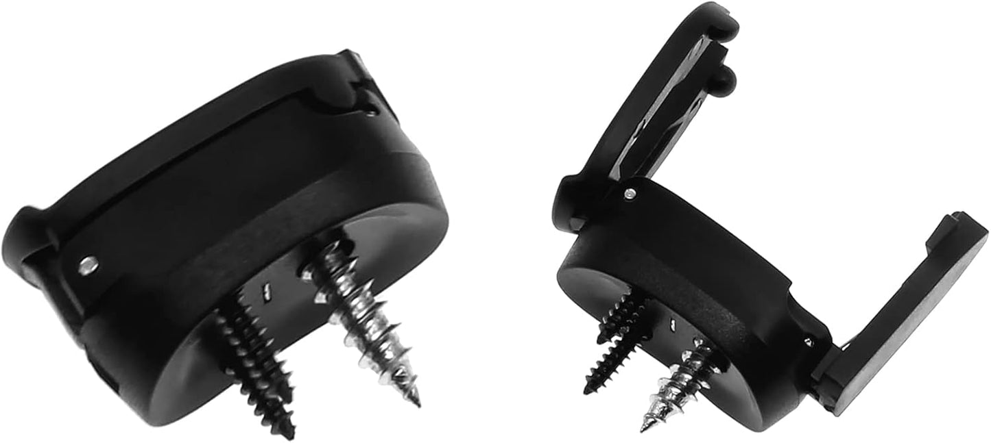 2 Pcs Black Golf Ball Pick Up Retriever Grabber Claw Suitable for Putter Grips