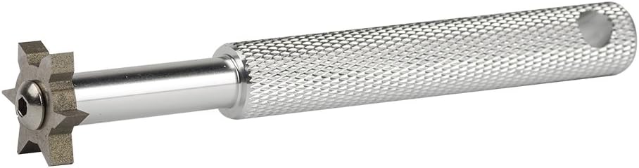 HIFROM Groove Sharpener with 6 Heads - Golf Club Groove Sharpener Re-Grooving Tool and Cleaner for All Irons Pitching Sand Lob Gap and Approach Wedges and Utility Clubs ¡