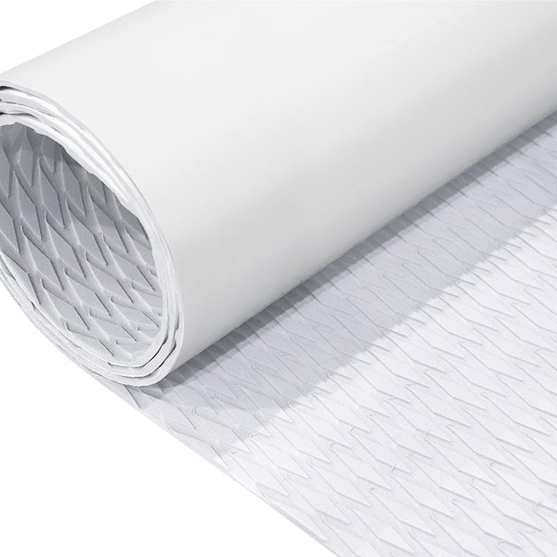 HZshark EVA Foam Boat Decking Sheet Universal DIY Surfboard Traction Pad Non-Slip Grip Mat Trimmable Sheet for Kayak RV Yacht Pool Skateboard Skimboard Step Green Yellow Orange Blue Dark Grey Black