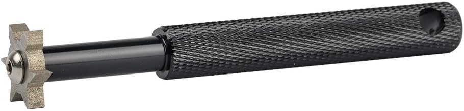 HIFROM Groove Sharpener with 6 Heads - Golf Club Groove Sharpener Re-Grooving Tool and Cleaner for All Irons Pitching Sand Lob Gap and Approach Wedges and Utility Clubs ¡