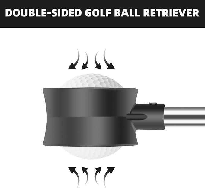 Golf Ball Retriever for Water Telescopic, 9Ft/12Ft Stainless Steel Ball - Image 8