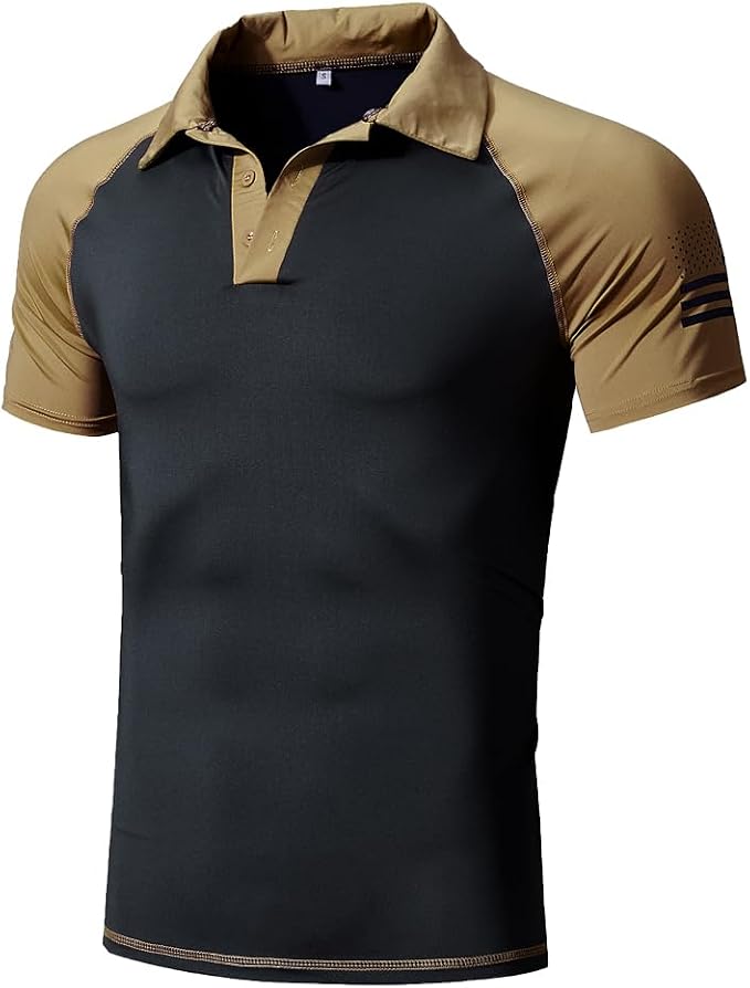 HARGLESMAN Men's 1776 Independence Day American Flag Short Sleeve Polo Golft - Image 5