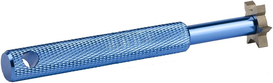 HIFROM Groove Sharpener with 6 Heads - Golf Club Groove Sharpener Re-Grooving Tool and Cleaner for All Irons Pitching Sand Lob Gap and Approach Wedges and Utility Clubs ¡