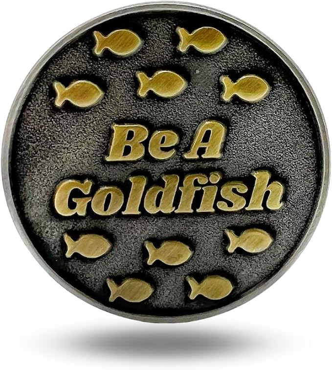 Full Metal Markers Be a Goldfish Magnetic Metal Golf Ball Marker - Image 2