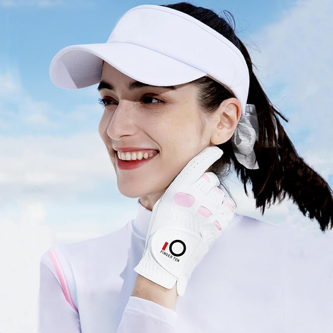 FINGER TEN Non Slip Golf Gloves Women 2 Pack - Image 7