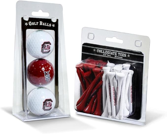 Team Golf NCAA Logo Imprinted Golf Balls & 2-3/4" Regulation Golf Tees by TeamGolf
