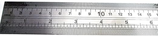ONE METRE Ruler Stainless Steel 1M Long Metal 40" Measure Rule/Meter 100cm - Image 2
