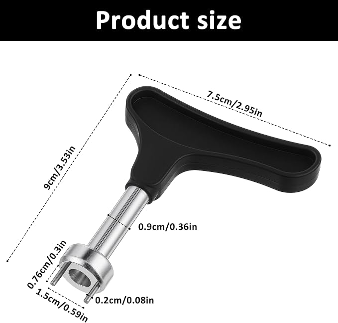 Stainless Steel Golf Shoe Spikes Wrench, Golf Spike Removal Tool, Golfs Ball - Image 7