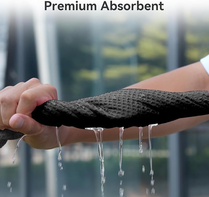 Magnetic Golf Towel with Clip and Cleaning Pocket -Premium Ultra Absorbent and - Image 7