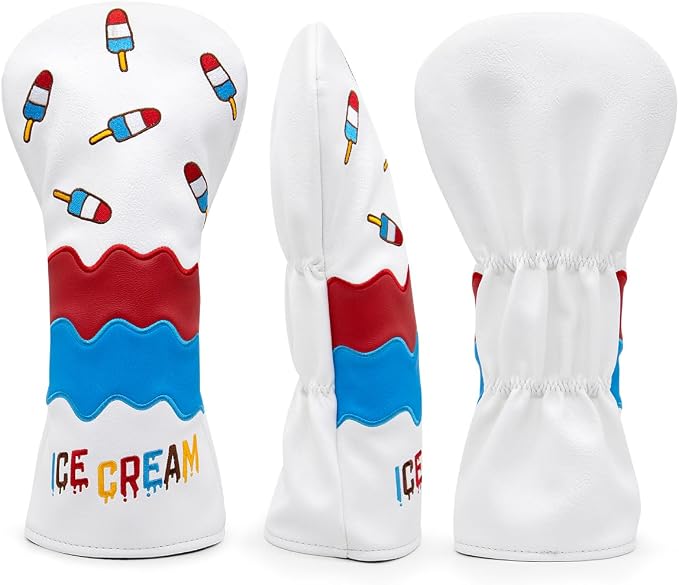 Montela Golf Club Covers Ice Cream Golf Driver Cover Fariway Wood Headcover - Image 9