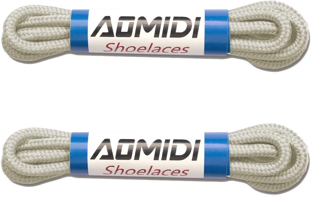 2 Pair Shoelaces Round Athletic Shoes Lace for Boot Laces Shoelaces and Multiple Shoe Types Replacements