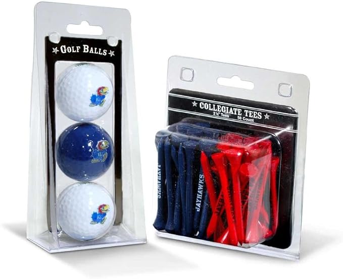 Team Golf NCAA Logo Imprinted Golf Balls & 2-3/4" Regulation Golf Tees by TeamGolf