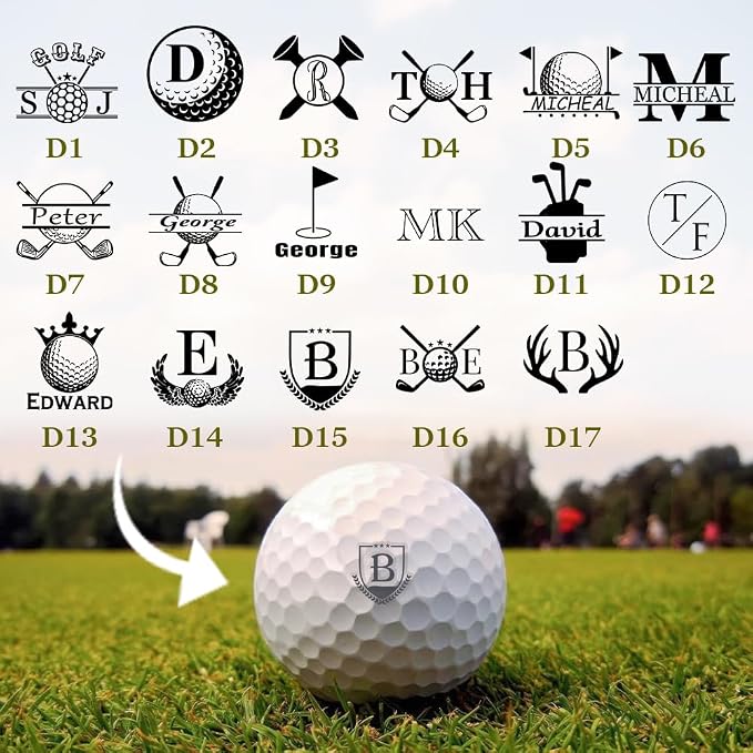 CALLIE Personalized Golf Ball Stamp | 4 Color & 2 Size Options | Custom Name - Image 4