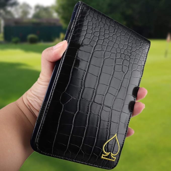 Craftsman Golf Crocodile Pattern Golf Scorecard Holder and Yardage Book Cover - Image 6