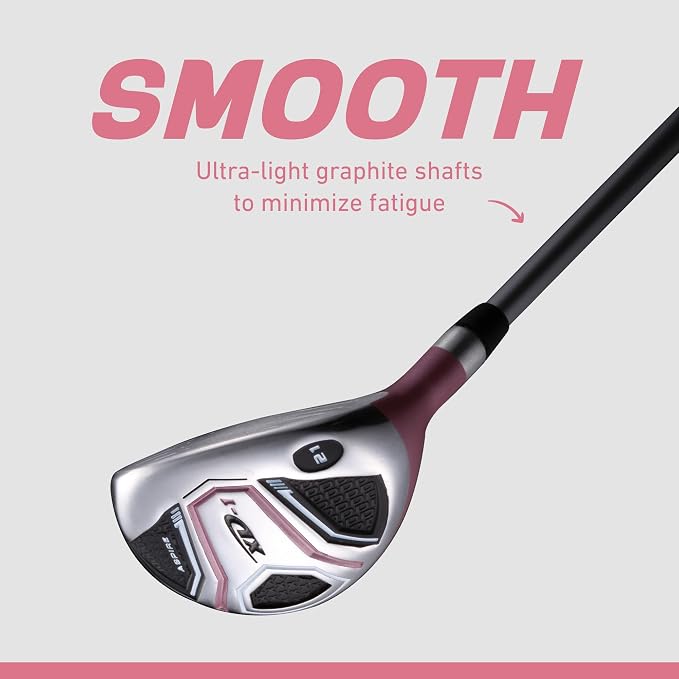 Aspire XD1 Womens Golf Clubs Full Set, Includes Driver, 6-PW Irons, Stand Bag - Image 6