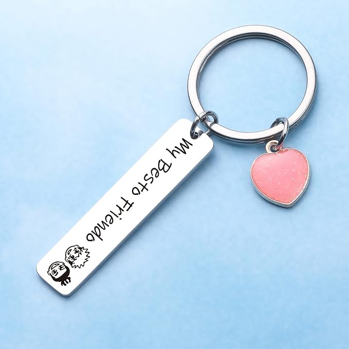 ZNOSVEI Bundle – 2 Items: Golf Keychain and Best Friend Keychain, Golf Cart Key - Image 7