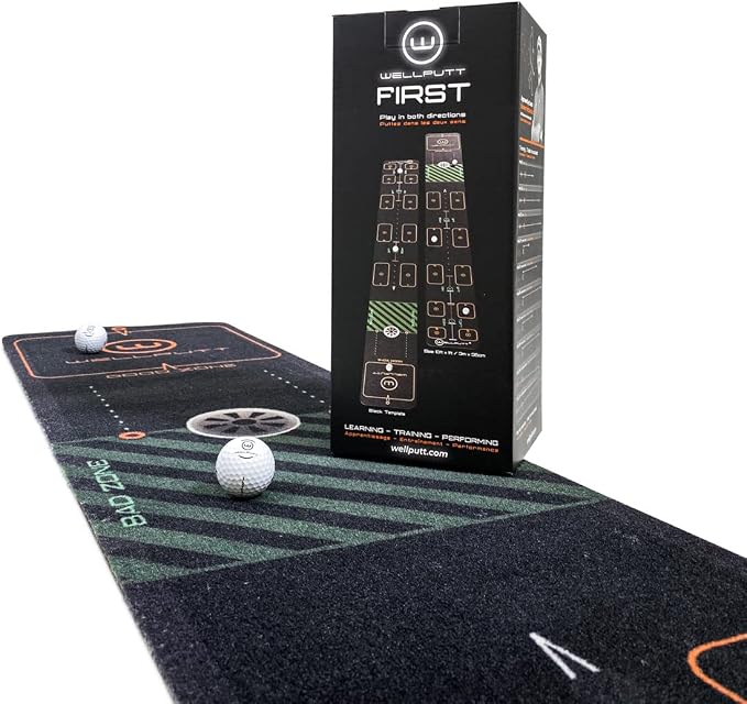 WELLPUTT - Golf Putting Training Mat - 10ft First - Image 7