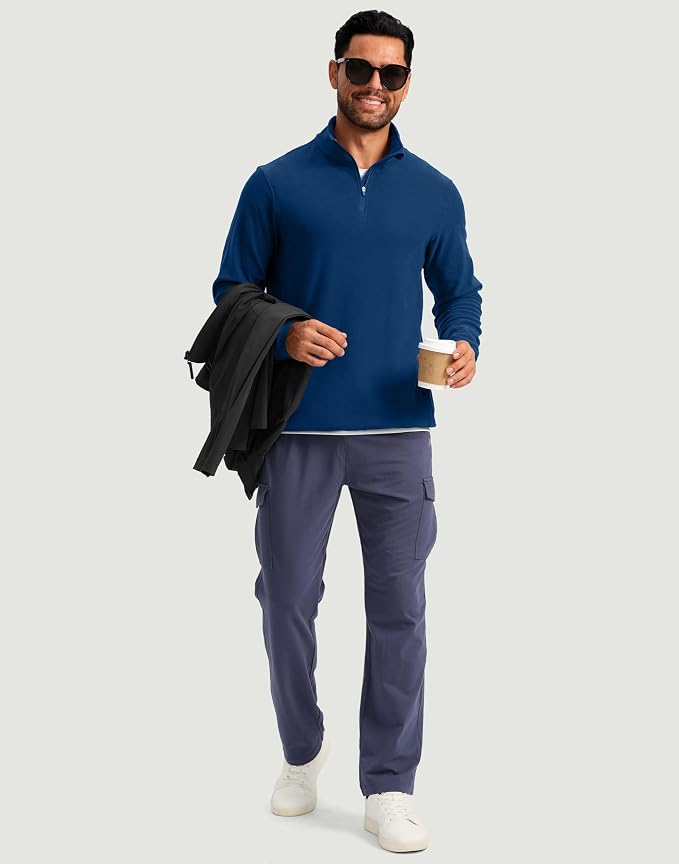 G Gradual Mens Quarter Zip Pullover Fleece - Image 6