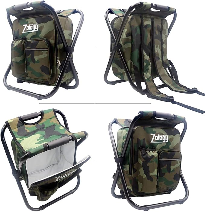 Folding Camping Chair Stool Backpack - Image 7