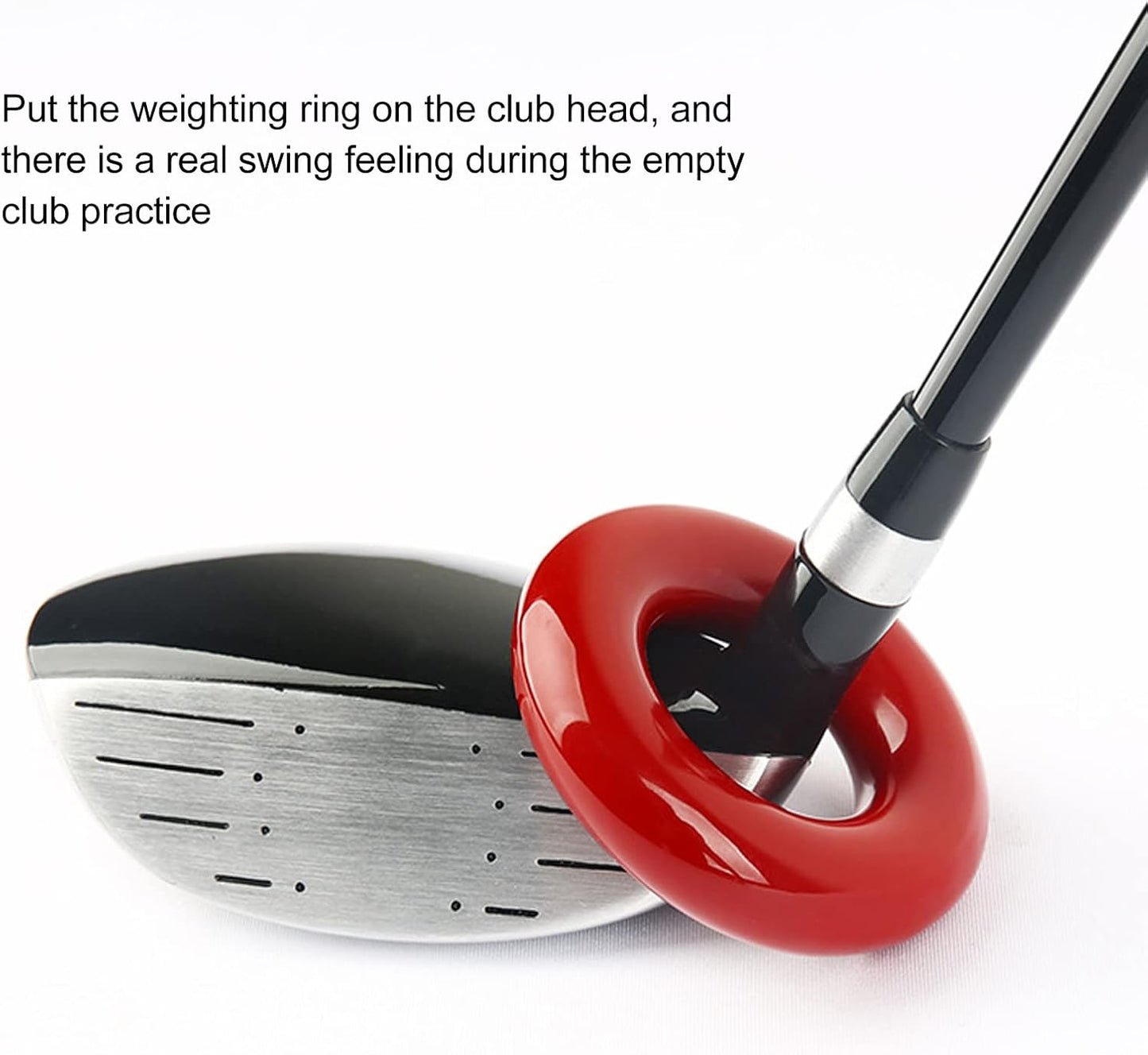 RBRSLALA Golf Swing Trainers Golf Weighted Swing Rings Golf Club Warm-up Weight Rings Practice Weight Rings Golf Swing Instructor Golf Club Weights