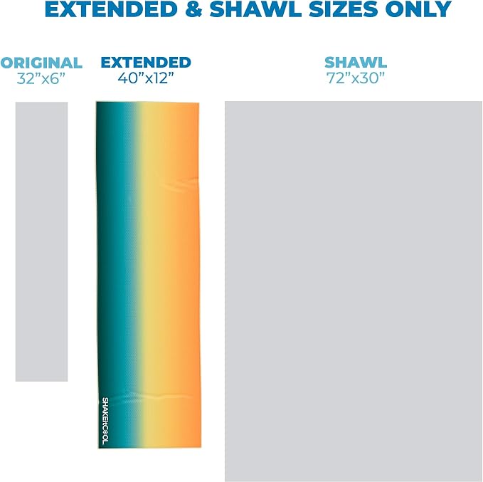 SHAKEitCOOL Extended Size Cooling Towel – Be Cool in Style - Image 6