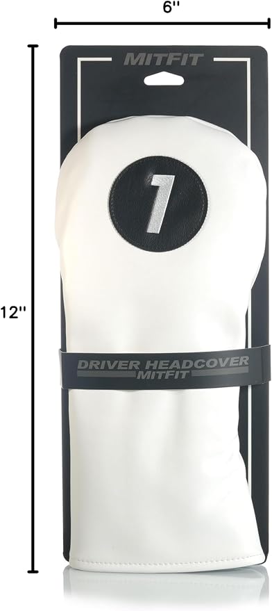 Single Headcover, Easy Slip-On Easy-Off Golf Club Head Cover, Fleece Lined - Image 10