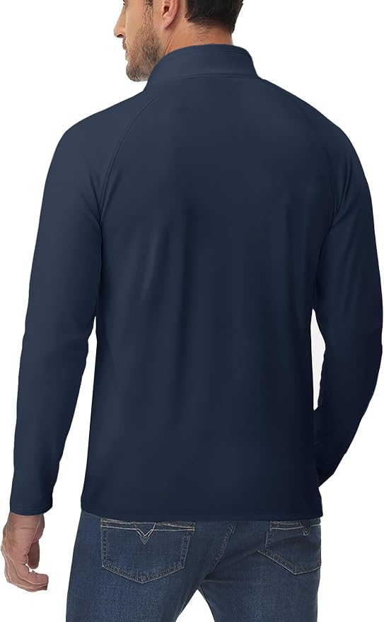 Boladeci Men's Quarter Zip Pullover Premium Fleece Lined Long Sleeve Golf - Image 6