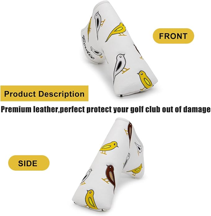 Golf Club Head Covers Birdie Driver Headcovers Fairway Wood Covers Hybrid Cover - Image 7