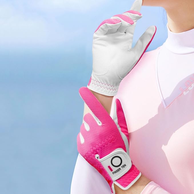 FINGER TEN Womens Golf Glove Right Handed Golfer Left Hand 1 Pack Golf Gloves - Image 6