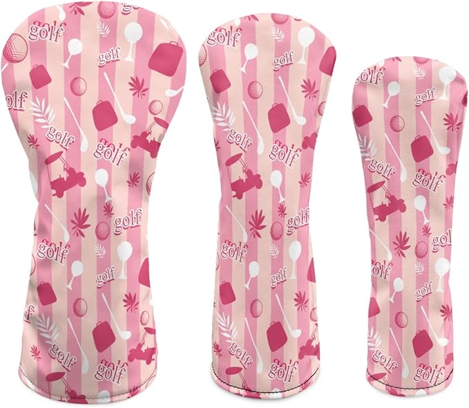 Golf Club Head Covers for Club Protective, Waterproof PU Leather Driver Fairway - Image 8
