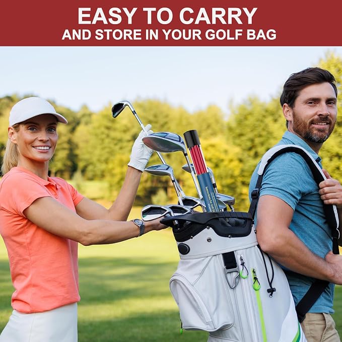 Golf Alignment Sticks 2 Pack, Golf Alignment Rods Upgraded 48" Collapsible Golf - Image 7