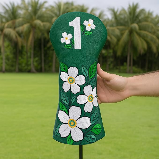 Golf Club Covers Driver Headcovers Fairway 3 Wood Headcover Hybrid Cover Faux - Image 7