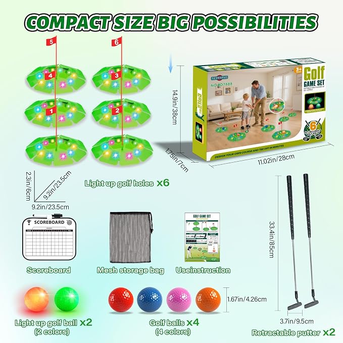 Light Up Golf Play Set - Image 9