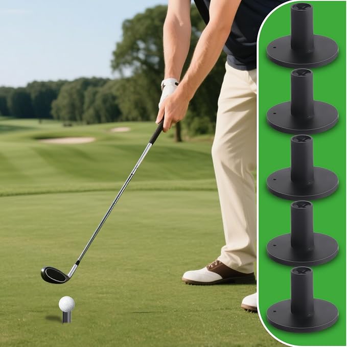 Rubber Golf Tees for Mats Adjustable Height Golf Simulator Tees, Indoor Outdoor - Image 7