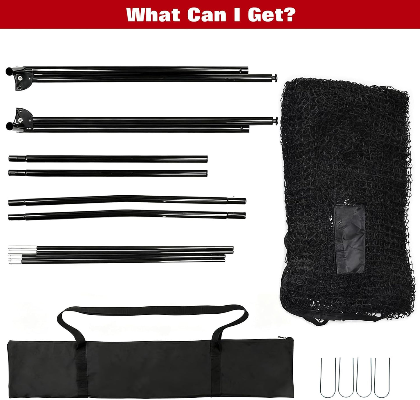 10x7x3 ft Golf Practice Net with Carry Bag, Durable Training Net for Backyard, Indoor, and Outdoor Use