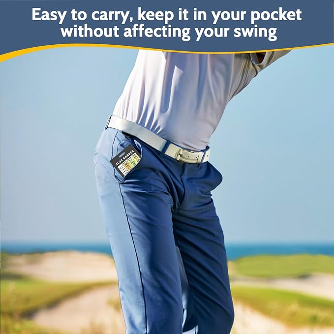 Golf Club Range Chart Card, Easy Carry - Image 6