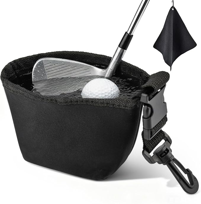 Golf Club and Golf Ball Cleaning Bag - Image 9