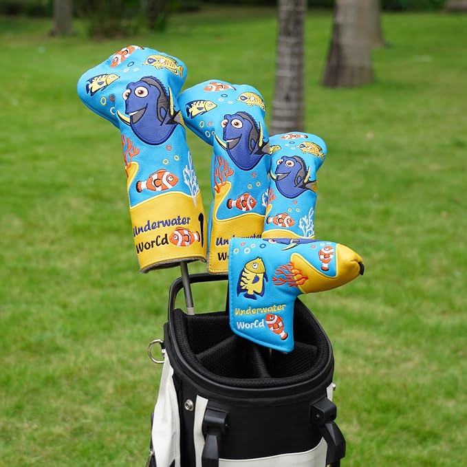 Golf Club Head Covers, Underwater World Driver Headcover Hybrid Headcover - Image 7