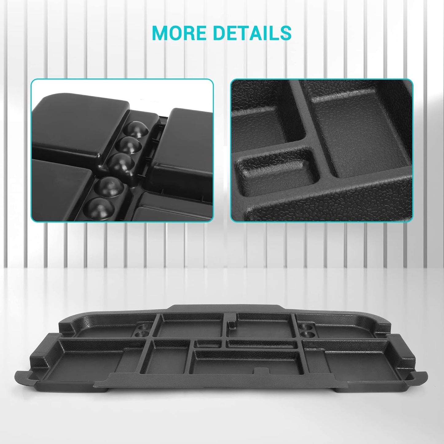 10L0L Golf Cart Under Seat Storage Tray Fits EZGO TXT, RXV, Club Car DS, Club Car Precedent, Yamaha G29, Electric Vehicle with Original Trojan Battery Underseat Organizer Container Holder Plate