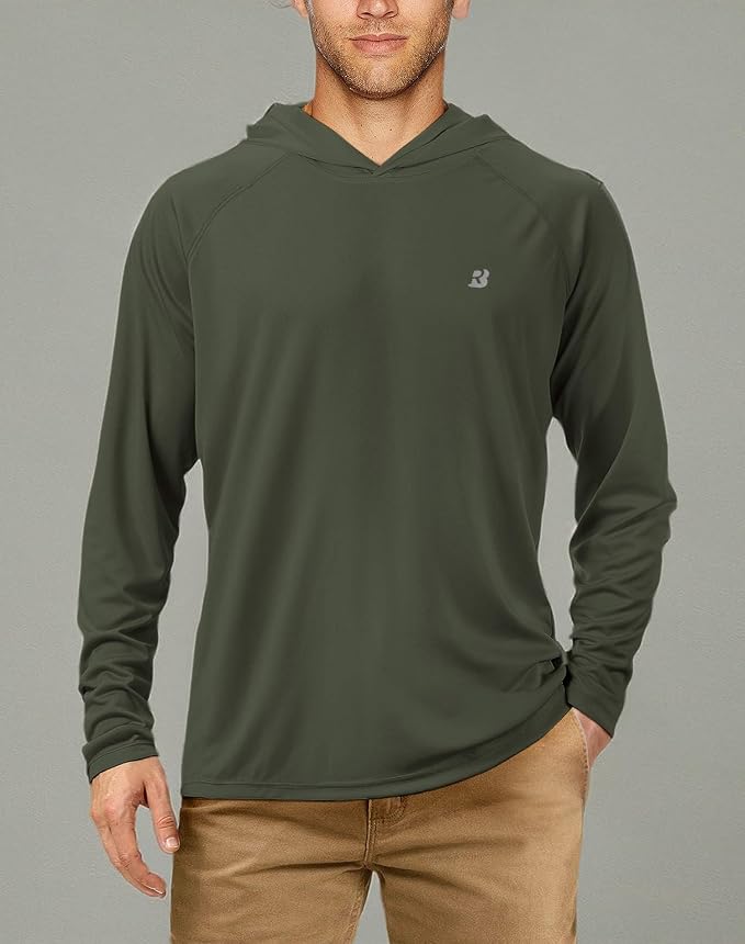 Roadbox UPF 50+ Fishing Shirts for Men, Long Sleeve UV Sun Protection Hoodie - Image 6