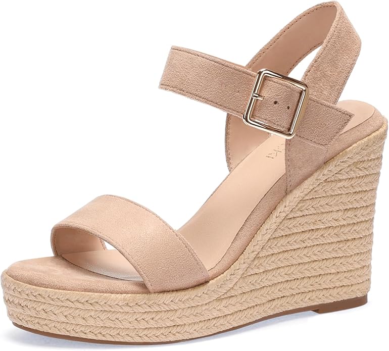 VICKI·VICKI Wedges for Women Platform Sandals Wedge Heels for Sandals - Image 7