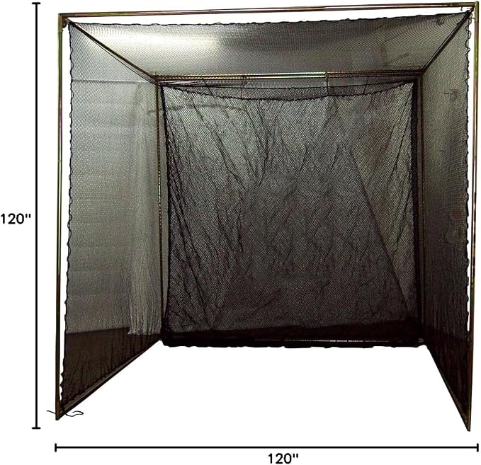 Jones Sports 10' x 10' x 10' #252 Knotless Nylon Golf Net and 10' x 10' Baffle - Image 7
