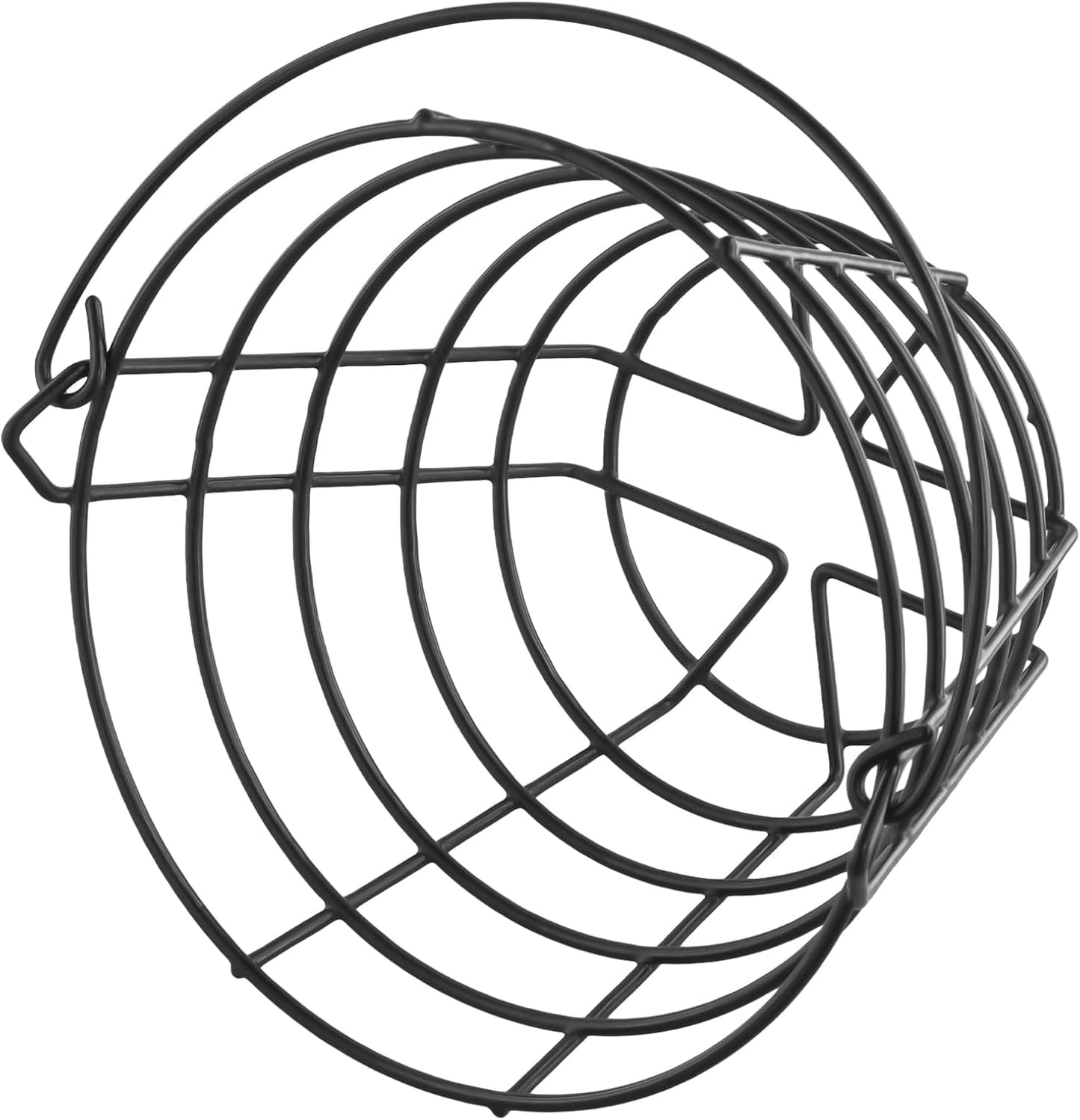 HAKZEON 2 PCS Stainless Metal Golf Ball Basket, Holds 100 Balls Golf Ball Container Bucket, Golf Container with Handle