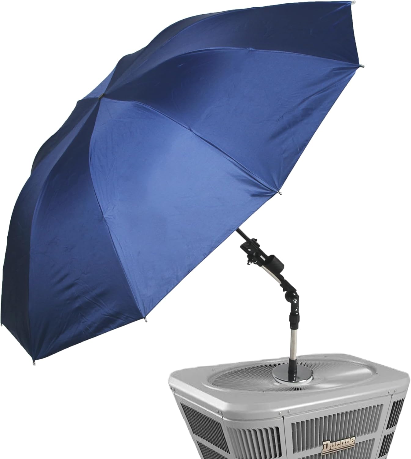 HVAC Umbrella With Magnetic Base Kit, with Adjustable Universal Clamp, Folding Umbrella Portable And Convenient, Stay Cool and Dry For Outdoor Repair Working(52" Width,Blue)