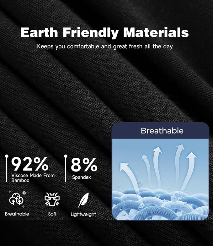 BAMBOO COOL Men's Ultra ComfortSoft Underwear, Moisture Wicking & Breathable No - Image 6