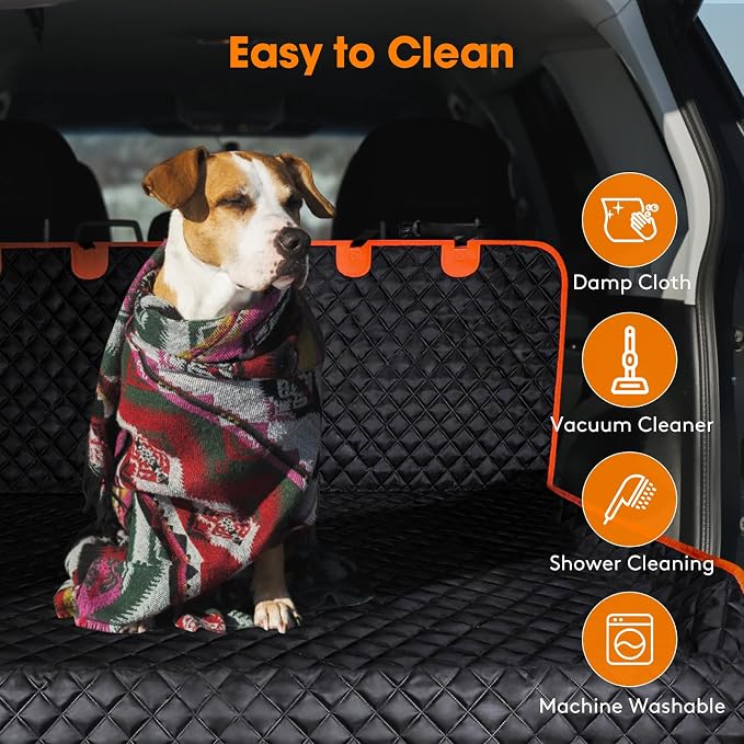 MIXJOY SUV Cargo Liner for Dogs, Waterproof Cargo Liner for SUV, Pet Dog Cargo - Image 7