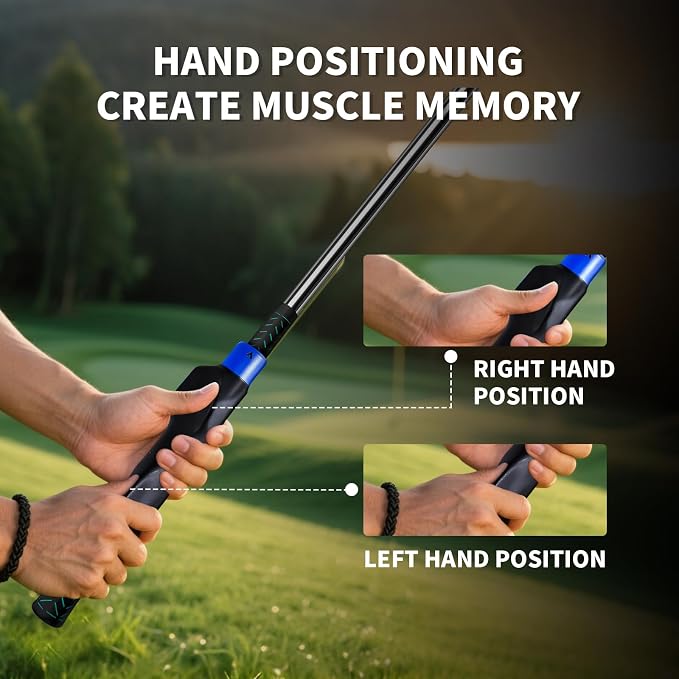 Golf Grip Trainer for Correct Hand Position Golf Training Aid Practice Kit for - Image 6