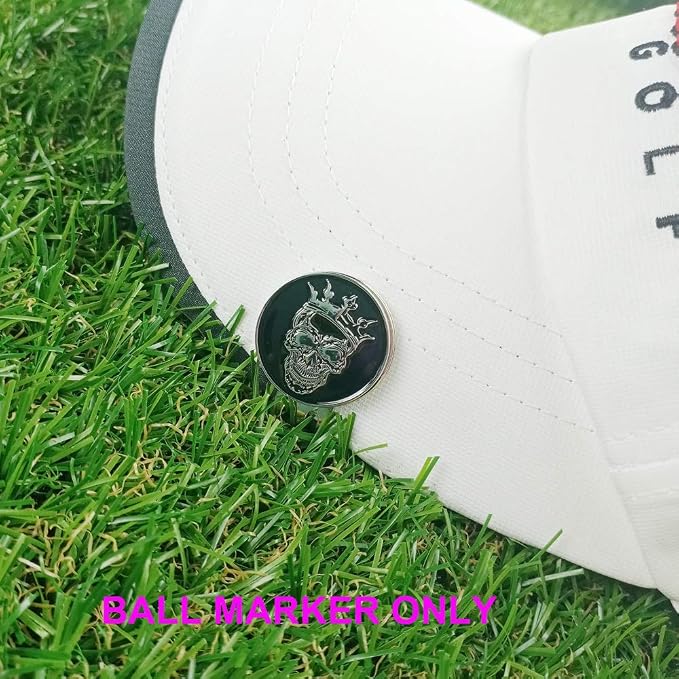 Golf Ball Markers Assorted Patterns Value Pack of 12 Golf Gifts, Golf Cap Clips - Image 6