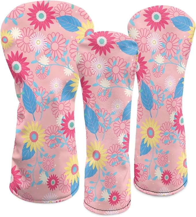 Golf Club Head Covers for Club Protective, Waterproof PU Leather Driver Fairway - Image 7