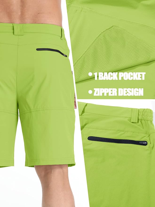TACVASEN Men's Summer Outdoor Shorts Quick Dry Cargo Casual Work Hiking Shorts - Image 7
